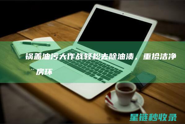 锅盖油污大作战：轻松去除油渍，重拾洁净厨房环境 (锅盖油污怎么去除)