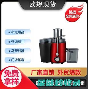 榨汁机清洁大揭秘：让果汁更清爽 (榨汁机清洁大师怎么用)